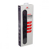MACLEAN LISTWA ZASILAJĄCA MCE395 B 5 GNIAZD 3XUSB, 110-240V AC 50/60HZ, 2.1A MAX 2500W, CZARNA