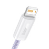KABEL USB DO LIGHTNING BASEUS DYNAMIC 2, 2.4A, 2M (FIOLETOWY)