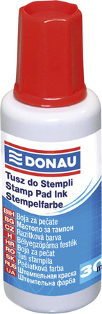 TUSZ DO STEMPLI DONAU CZERWONY 30ML