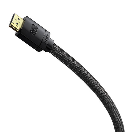 KABEL HDMI DO HDMI BASEUS HIGH DEFINITION 0.5M, 8K (CZARNY)