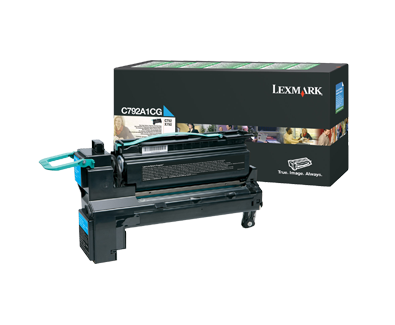 TONER ORYGINALNY LEXMARK C792A1CG CYAN 6000 STRON