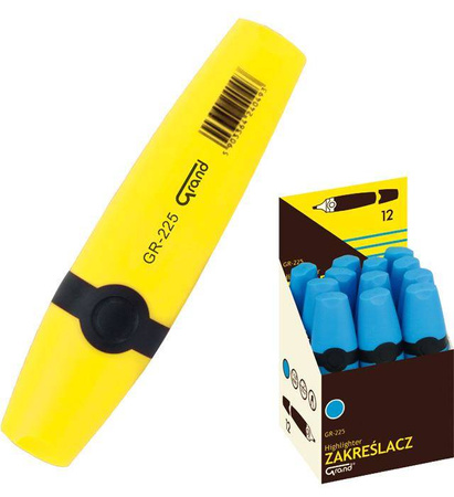 ZAKREŚLACZ 1-4.2MM GRAND GR-225 160-1521 ŻÓŁTY ŚCIĘTA