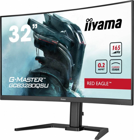 IIYAMA MONITOR G-MASTER 31.5 CALA GCB3280QSU-B1 VA,QHD,165HZ,1500R,0.2MS,2XHDMI,2XDP