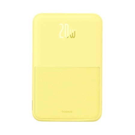 Powerbank magnetyczny Baseus MagPro Magnetic 5000mAh 20W, magsafe (żółty)