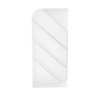 PRZYBORNIK NA BIURKO 202X50X90MM D.RECT PIONOWY PRZEZROCZYSTY BIAŁY