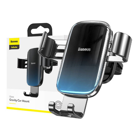 Uchwyt samochodowy BASEUS Glaze na kratkę (czarny)