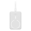 POWERBANK MAGNETYCZNY BASEUS MAGNETIC MINI 10000MAH, LIGHTNING 20W MAGSAFE (BIAŁY)