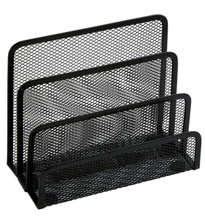 STOJAK NA KOPERTY GRAND 034 120-1121 CZARNY 178X78X140MM METALOWA SIATKA