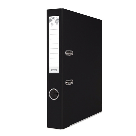 SEGREGATOR A4/50MM BASIC-S Z SZYNĄ CZARNY
