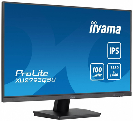 IIYAMA MONITOR 27 CALI PROLITE XU2793QSU-B6 IPS,QHD,100HZ,HDMI,DP,2X2W,2XUSB(3.2), FREESYNC