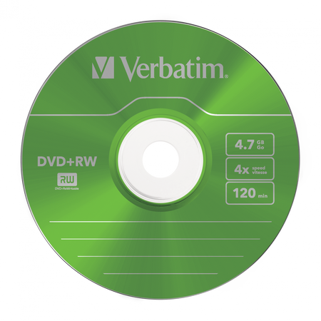 PŁYTA DVD+RW 4,7GB 4X VERBATIM DATALIFE PLUS 43297 SLIM 5 SZT.