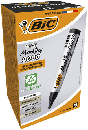 MARKER PERMANENTNY BIC 2000 8209153 CZARNY