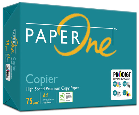 PAPIER KSERO A4 75G COPIER PAPER ONE A4/75 BIAŁY 158 CIE 500 ARK
