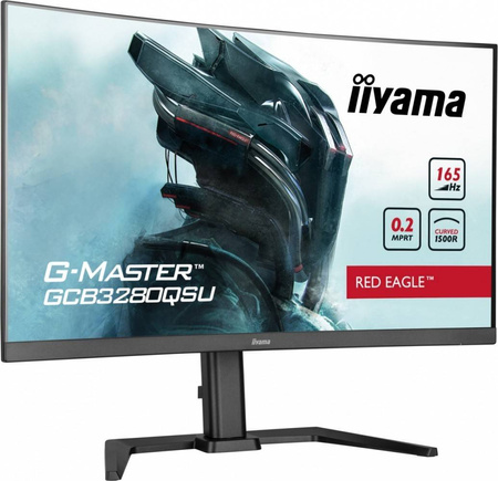 IIYAMA MONITOR G-MASTER 31.5 CALA GCB3280QSU-B1 VA,QHD,165HZ,1500R,0.2MS,2XHDMI,2XDP