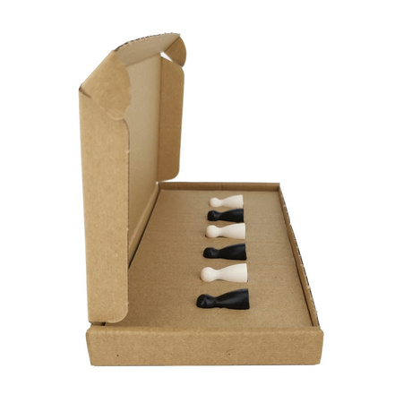 MAGNESY NEODYMOWE LEVIATAN BOWLING CZARNO-BIAŁE 6SZT