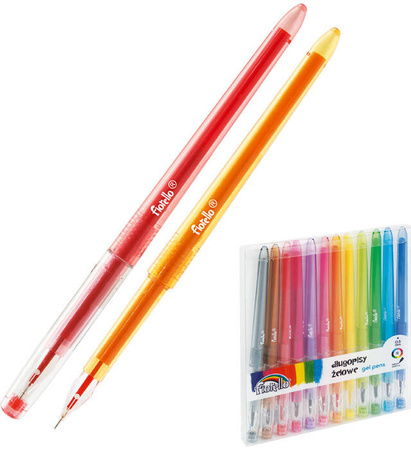 DŁUGOPIS ŻELOWY FIORELLO GR-F573-12 160-2140 MIX*12 0.5 12SZT