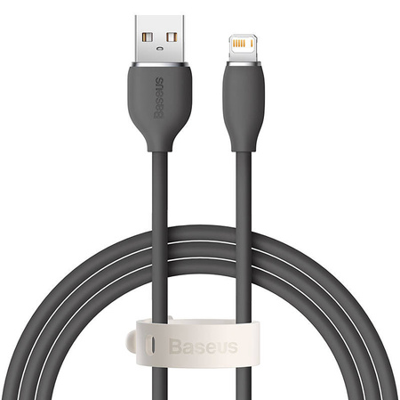 Kabel BASEUS Jelly USB-A-Lightning 1.2m (czarny)