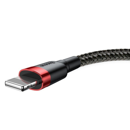 Kabel BASEUS Cafule USB-A-Lightning 1m (czarno-czerwony)