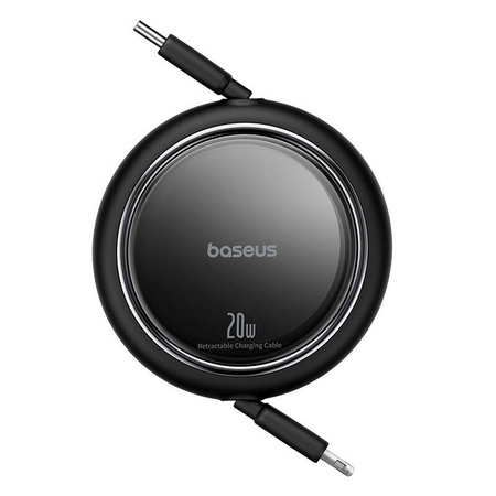 Kabel BASEUS Free2Pull USB-C-Lightning 1m 20W (czarny)