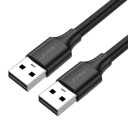 Kabel USB do USB 2.0 UGREEN US102, 0.5m (czarny)