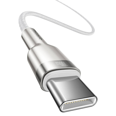 KABEL USB-C DO USB-C BASEUS CAFULE, 100W, 2M (BIAŁY)