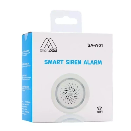 SYRENA ALARMOWA 45 M 90DB/1M DGM AS-W01 WIFI 2.4