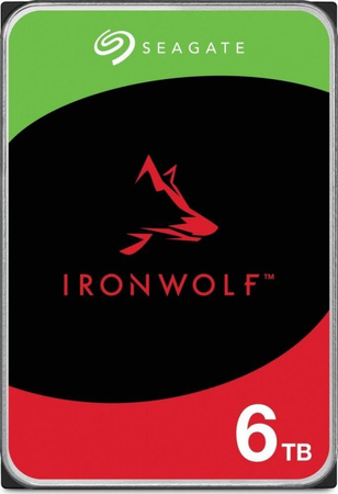 SEAGATE DYSK IRONWOLF 6TB 3,5 256MB ST6000VN006