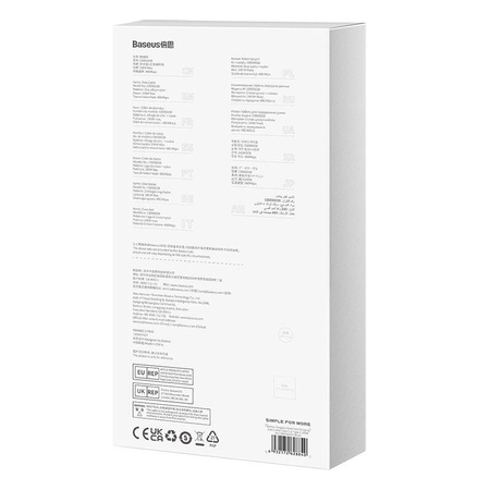 KABEL USB-C DO USB-C BASEUS TUNGSTEN GOLD 240W 3M (CZARNY)