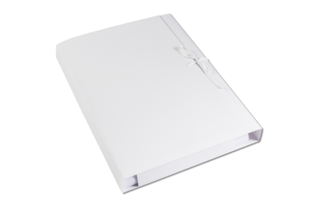 TECZKA WIĄZANA Z GRZBIETEM 5CM A4 BARBARA 0800015 BIAŁA 450G 25SZT