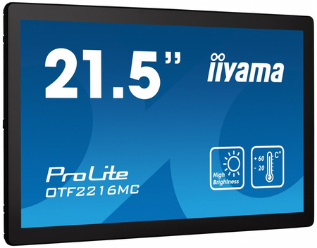 IIYAMA MONITOR 22 CALE OTF2216MC-B1, VA,POJ.10PKT.1100CD,IP65,OUTDOOR, VGA, HDMI,DP,RJ45