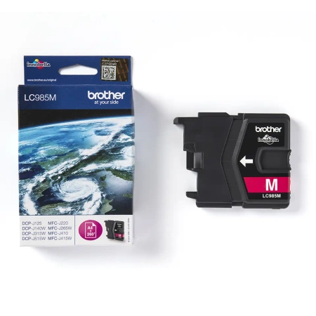 TUSZ ORYGINALNY BROTHER LC985M MAGENTA 260 STRON PO TERMINIE