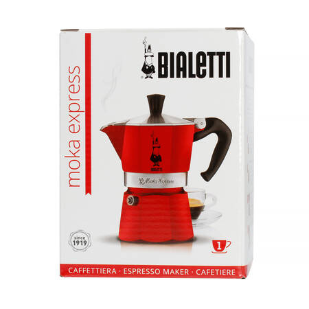 KAWIARKA BIALETTI MOKA EXPRESS 1TZ CZERWONA
