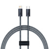 KABEL USB-C DO LIGHTNING BASEUS DYNAMIC SERIES, 20W, 1M (SZARY)