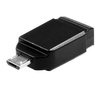 VERBATIM USB FLASH DISK, USB 2.0, 32GB, NANO, STORE N GO, CZARNY, 49822, USB A, Z ADAPTEREM MIKRO USB