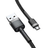 Kabel BASEUS Cafule USB-A-micro USB 1m (szaro-czarny)