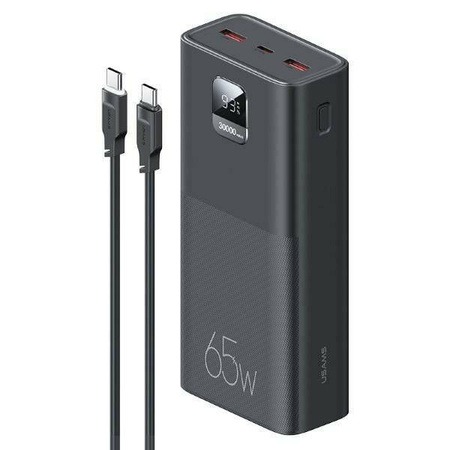 USAMS POWERBANK 30000MAH PB68 PD + QC 3.0 FAST CHARGE