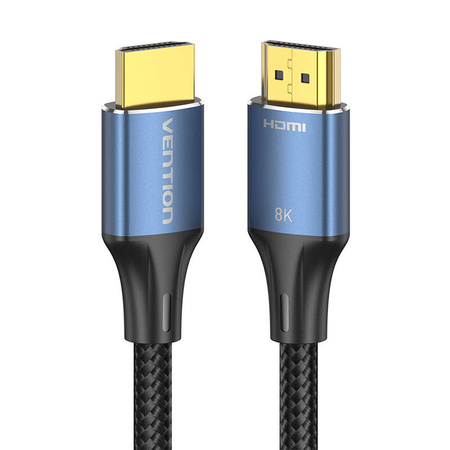 KABEL HDMI 2.1 VENTION ALGLH , 2M, 8K 60HZ/ 4K 120HZ (NIEBIESKI)
