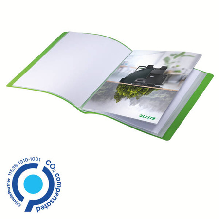 ALBUM OFERTOWY A4 LEITZ RECYCLE 46760055 ZIELONY 20 KOSZULEK
