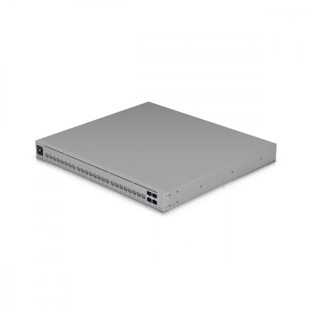 UBIQUITI PRZEŁĄCZNIK UNIFI SWITCH PRO HD 24 POE ZARZĄDZALNY L2/L3                         2.5G ETHERNET (100/1000/2500) OBSŁUGA POE 1U SZARY