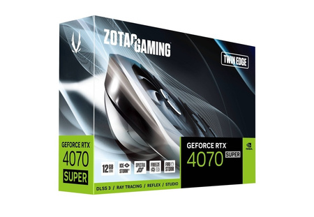 ZOTAC KARTA GRAFICZNA GEFORCE RTX 4070 SUPER TWIN EDGE 12GB GDDRX6 192BIT 3DP