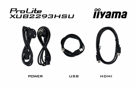 IIYAMA MONITOR 21.5 CALA PROLITE XUB2293HSU-B6 IPS,100HZ,HAS(150MM),1MS,HDMI,DP,2XUSB, FREESYNC,2X2W,PIVOT