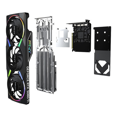 PNY Karta graficzna GeForce RTX 5060 Ti 16GB RGB VCG5060T16TFXXPB1-O