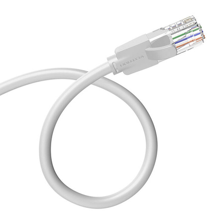 KABEL SIECIOWY UTP CAT6 VENTION IBEHI RJ45 ETHERNET 1000MBPS 3M SZARY