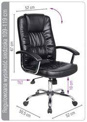 FOTEL BIUROWY OFFICE PRODUCTS CYPRUS CZARNY