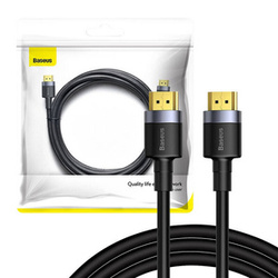 KABEL HDMI 2.0 BASEUS CAFULE, 4K, 3D, 2M (CZARNO-SZARY)