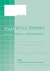 KSIĄŻECZKA ZDROWIA DLA CELÓW SANITARNO-EPIDEMIOLOGICZNYCH A6 MICHALCZYK I PROKOP 16 STRON