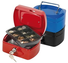 KASETKA NA KLUCZYK 155X75X120MM Q-CONNECT NIEBIESKA