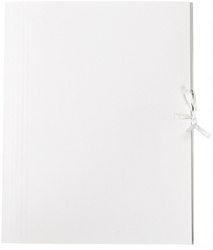 TECZKA WIĄZANA A4 BARBARA LUX 0401000 BIAŁA TEKTURA 250G 10SZT