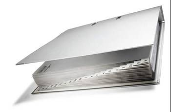 PRZEKŁADKI 20 CZĘŚCI / INDEKSY A-Z PP A4 DURABLE 651010 SZARE PLASTIKOWE