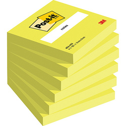 KARTECZKI SAMOPRZYLEPNE 76X76MM 3M POST-IT® 654N JASKRAWE ZIELONE 100 KART